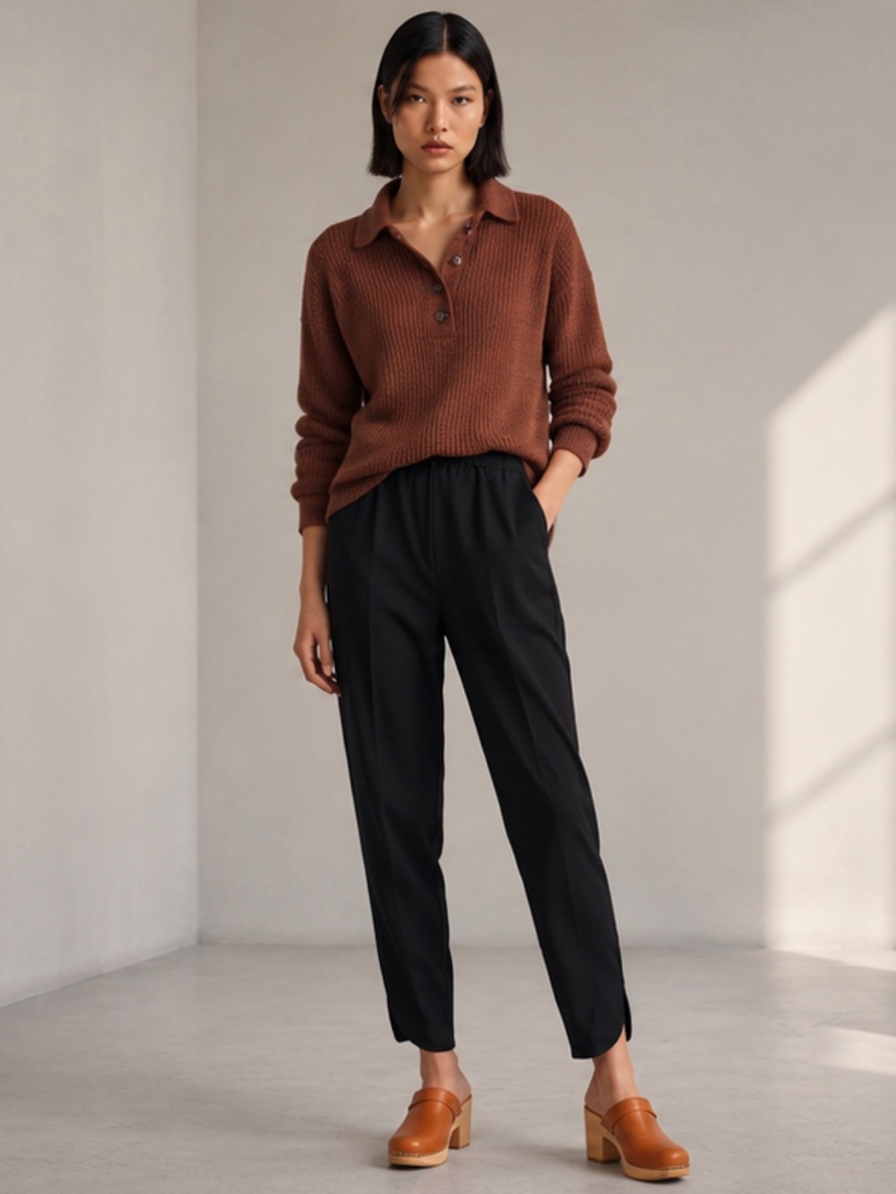 Marine Layer Black Alison Pant Size S